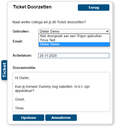 Ticketdoorzetten